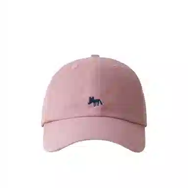 艾佳微 韩版青春洋溢可爱小狐狸刺绣百搭显脸小 棉 鸭舌帽 男女同款情侣款