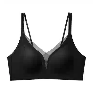 欧迪芬 细肩带美背无痕内衣女小胸聚拢提拉防下垂固定杯无钢圈收副乳夏季清凉感文胸 女款