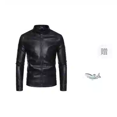 大白鲨 休闲高级感舒适皮衣 男款