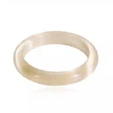 【高品质 I 提升气质】 克兰茜 新中式国风复古风格素圈镯子 精致显白清冷感古典香槟色旗袍汉服百搭学生好运 玻璃猫眼 手镯 女款