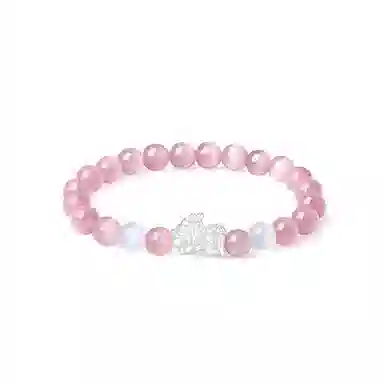 希遇 招财吞金兽新中式国潮八方来财 好运 玻璃猫眼 手串 男女同款情侣款