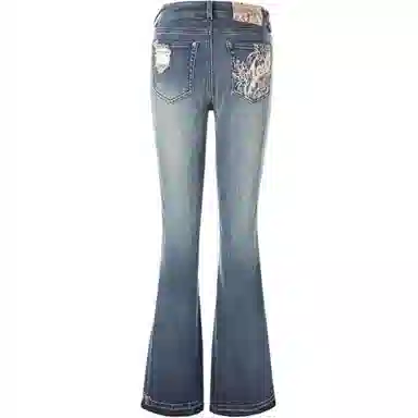 Ed Hardy SS25 Flared Skinny Jeans
