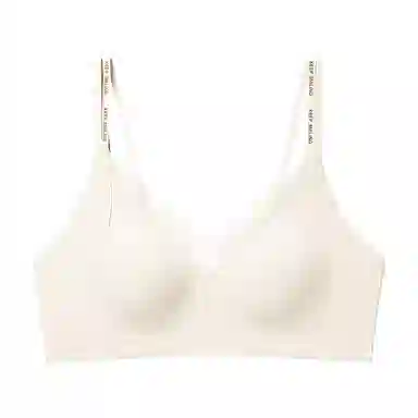 欧迪芬 细肩带美背无痕内衣女小胸聚拢提拉防下垂固定杯无钢圈收副乳夏季清凉感文胸 女款
