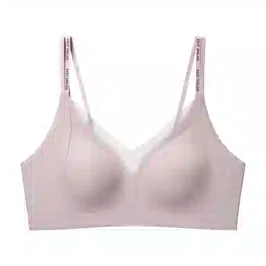 欧迪芬 细肩带美背无痕内衣女小胸聚拢提拉防下垂固定杯无钢圈收副乳夏季清凉感文胸 女款