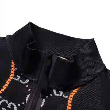 Gucci SS22 GG Jacquard Knit Top Black