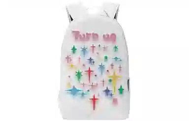 TURN UP Backpack Nylon White