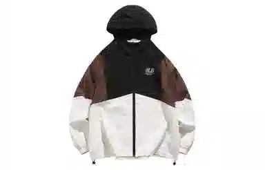 王者荣耀 美式复古拼接撞色连帽风衣外套宽松舒适户外运动通勤休闲百搭时尚夹克衫 鲁班七号款 男女同款