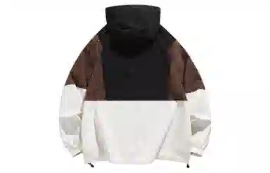 王者荣耀 美式复古拼接撞色连帽风衣外套宽松舒适户外运动通勤休闲百搭时尚夹克衫 鲁班七号款 男女同款