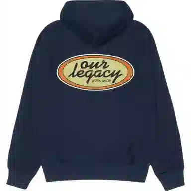 Stussy OUR LEGACY WORK SHOP OVAL ZIP HOODIE logo