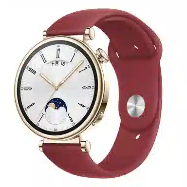 亿祈发 表带 华为适用 硅胶材质 蝴蝶反扣时尚百搭表带男女通用