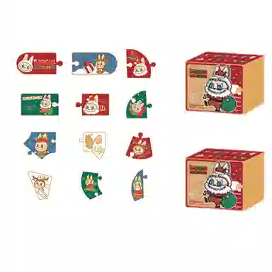 POP MART LABUBU Christmas Fridge Magnet Blind Box