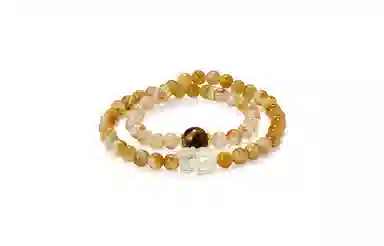 百利金 招财貔貅 国潮复古新中式吉祥顺遂简约精致气质百搭小众设计霸气吞金兽 虎眼石 手串 男女同款情侣款