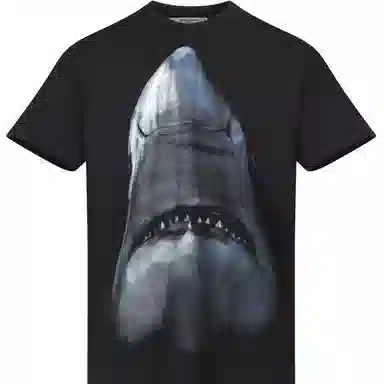Givenchy Shark Print Slim Fit T-Shirt Black