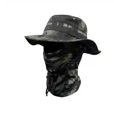 图涂丫 迷彩遮阳帽防紫外线面罩骑行钓鱼 涤纶 防晒帽 男女同款情侣款