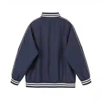 红蜻蜓 美式潮牌复古春秋外套男宽松工装拼色休闲情侣骑行服潮流夹克 男女同款