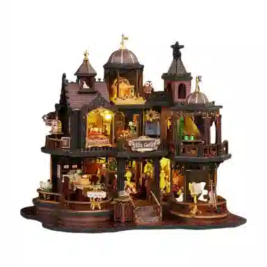 欧洛伊 微缩世界-爱丁斯堡小屋立体 拼装模型