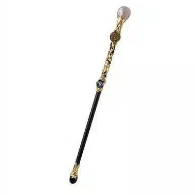 咕轹 水晶原石十二星座权杖 玩具