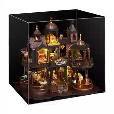 欧洛伊 微缩世界-爱丁斯堡小屋立体 拼装模型