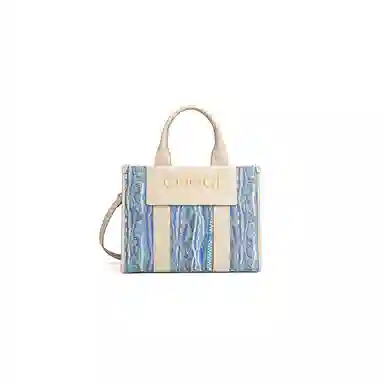 COOGI Sweater Pattern PU Tote