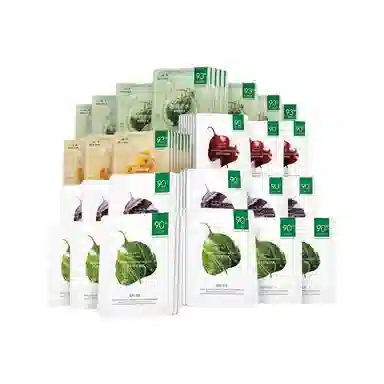 一叶子 补水清爽滋润面膜套装 舒缓保湿 油性肤质干性肤质中性肤质