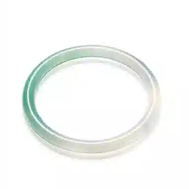 【精选高品质】 熊银匠 半山半水 清透渐变荔枝叮当镯子 新中式国潮古风古韵旗袍汉服国风温婉气质清冷高级感 玉髓 手镯 女款