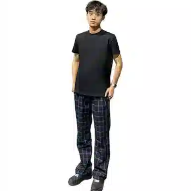 悍戈 美式复古格子多种版型休闲裤 男女同款