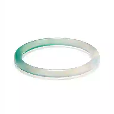 【精选高品质】 熊银匠 半山半水 清透渐变荔枝叮当镯子 新中式国潮古风古韵旗袍汉服国风温婉气质清冷高级感 玉髓 手镯 女款