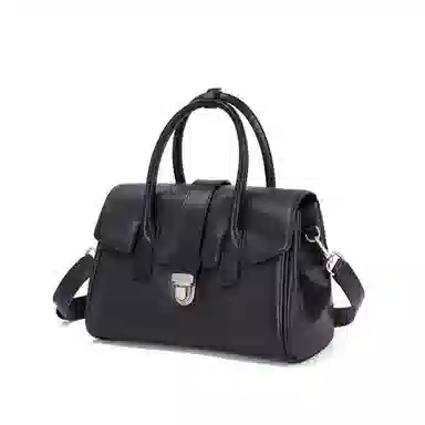 时尚百搭小众设计简约通勤 牛皮 手提包 女款 多色