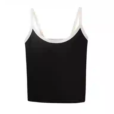 内在密码 撞色背心带胸垫修身通勤吊带 女款