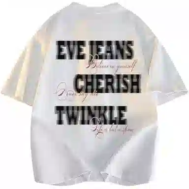 EVE Jeans Letter Print T-Shirt