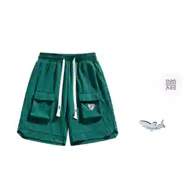 大白鲨 宽松休闲舒适五分工装短裤 男款