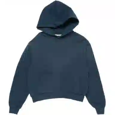 Acne Studios Back Logo Hoodie Navy