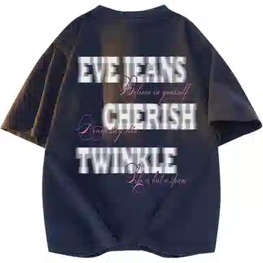 EVE Jeans Letter Print T-Shirt