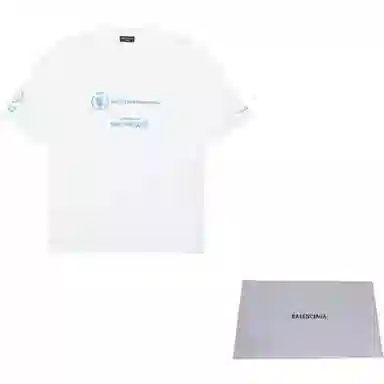 Balenciaga x WFP FW22 Logo T-Shirt White
