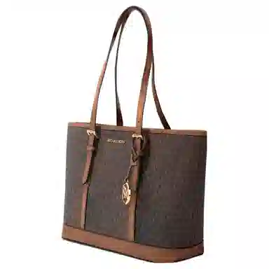 MICHAEL KORS MK Jet Set Travel Logo Tote