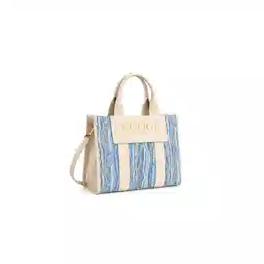 COOGI Sweater Pattern PU Tote