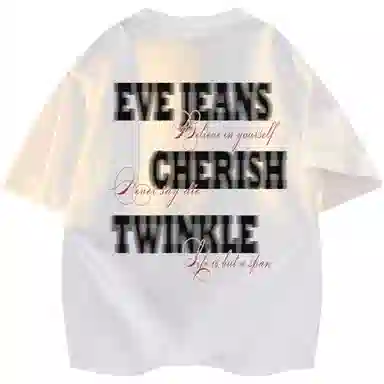 EVE Jeans Letter Print T-Shirt