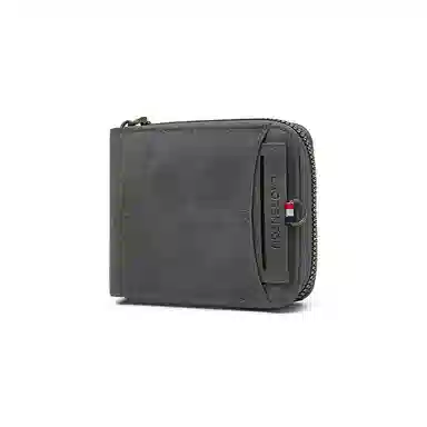 老人头 时尚简约多功能轻便小巧便携 合成革 钱包 男款 多色