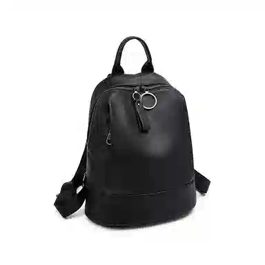 老人头 时尚简约通勤高级质感 头层牛皮 双肩包 常规 女款 多色