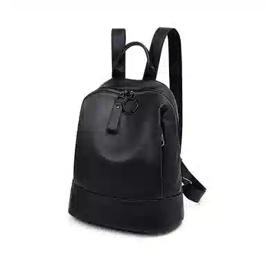 老人头 时尚简约通勤高级质感 头层牛皮 双肩包 常规 女款 多色