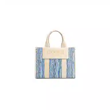 COOGI Sweater Pattern PU Tote