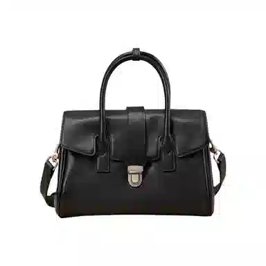 时尚百搭小众设计简约通勤 牛皮 手提包 女款 多色