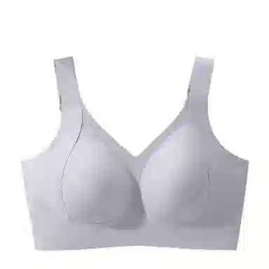 润微 大胸内衣女夏季薄款粉底液隐形无痕舒适提拉防下垂文胸 女款