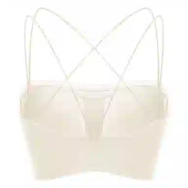 多情猫 美背抹胸纯色文胸 女款