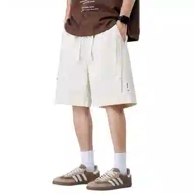 顶峰保罗 潮流痞帅五分工装跑步篮球沙滩裤无性别主义中裤宽松大码运动时尚百搭设计感休闲短裤 男女同款