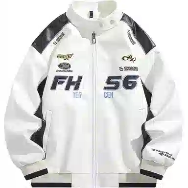 HATCHESSEL PU Leather Jacket