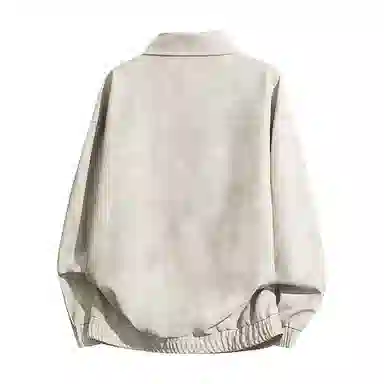 红蜻蜓 美式高街做旧外套男秋冬季痞帅机车工装翻领休闲上衣夹克 男女同款