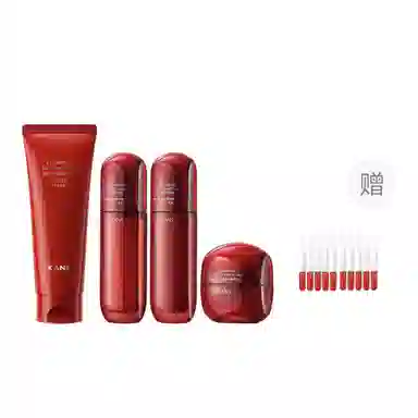 韩束 红蛮腰洁面水乳霜套装 抗糖舒缓维稳提亮紧致保湿修护补水
