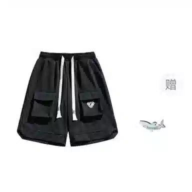 大白鲨 宽松休闲舒适五分工装短裤 男款