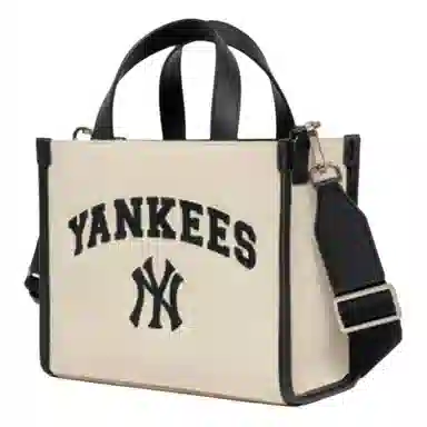 MLB Yankees Tote Bag Black/White